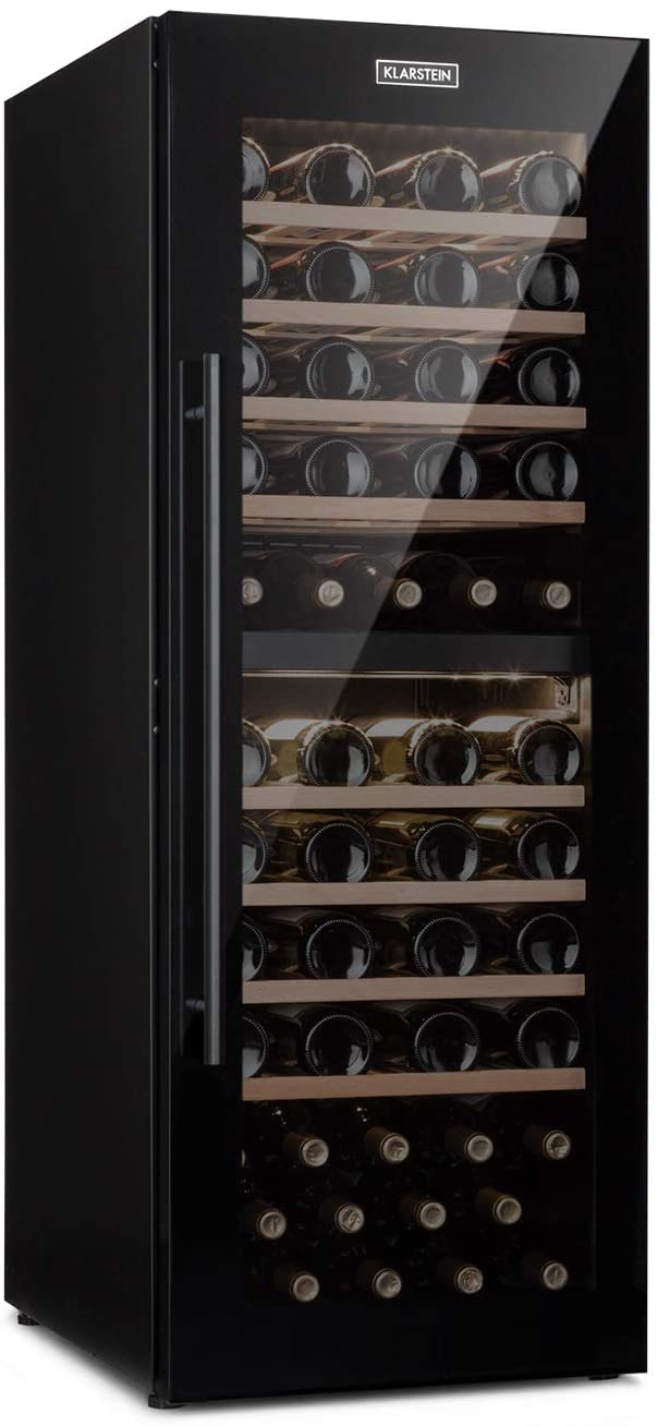 KLARSTEIN Barossa : réfrigérateur cave à vin électrique avec 2 zones