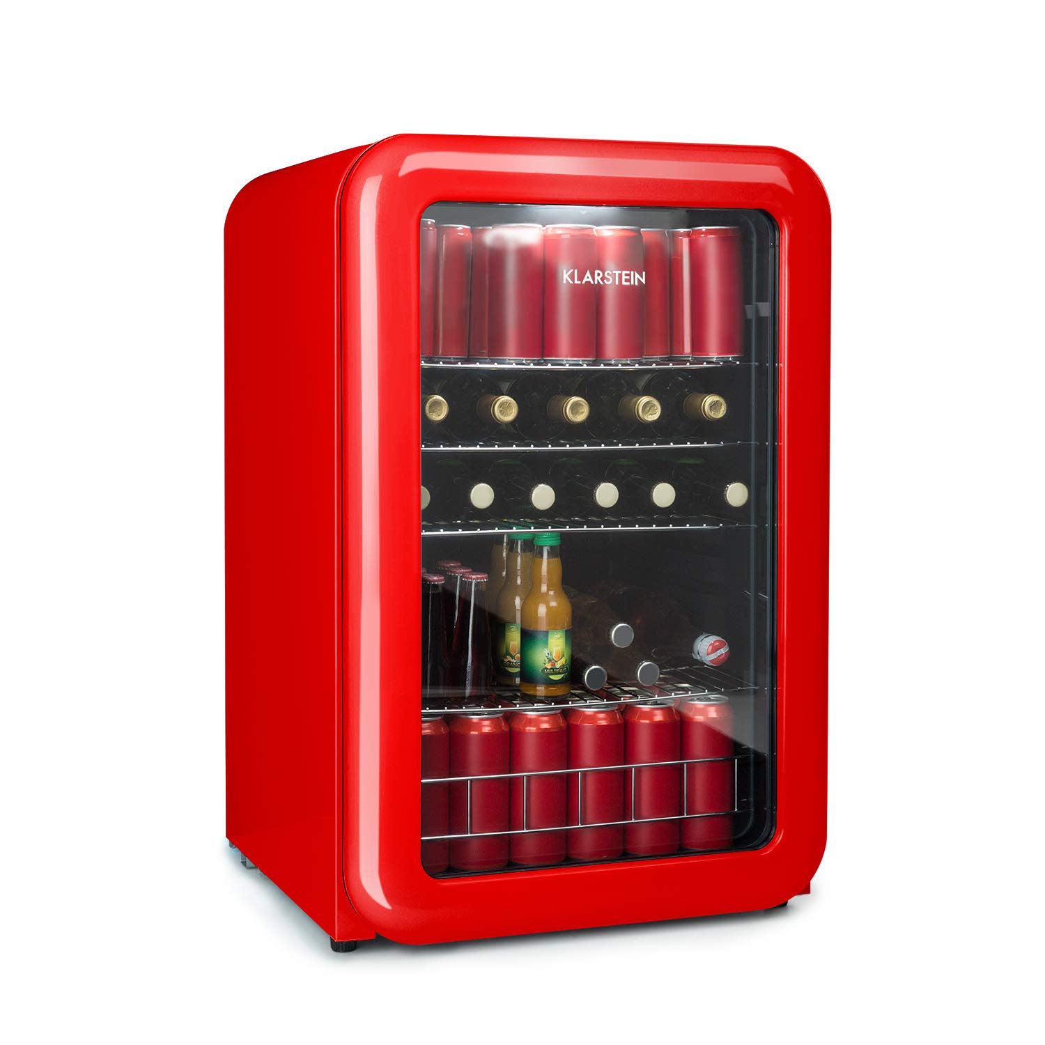Réfrigérateur vin rétro avec porte à double vitrage – Klarstein PopLife